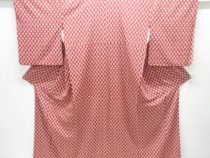 網目模様小紋着物